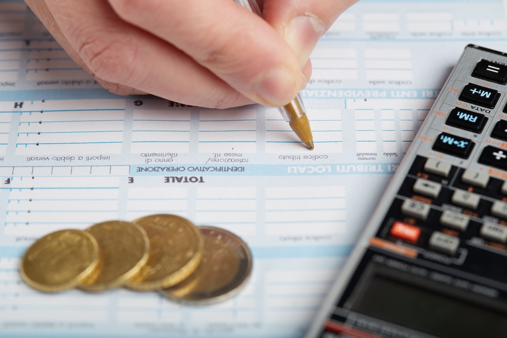 filling a tax report